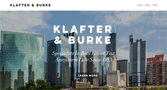 Desktop Screenshot of klafterandburke.com